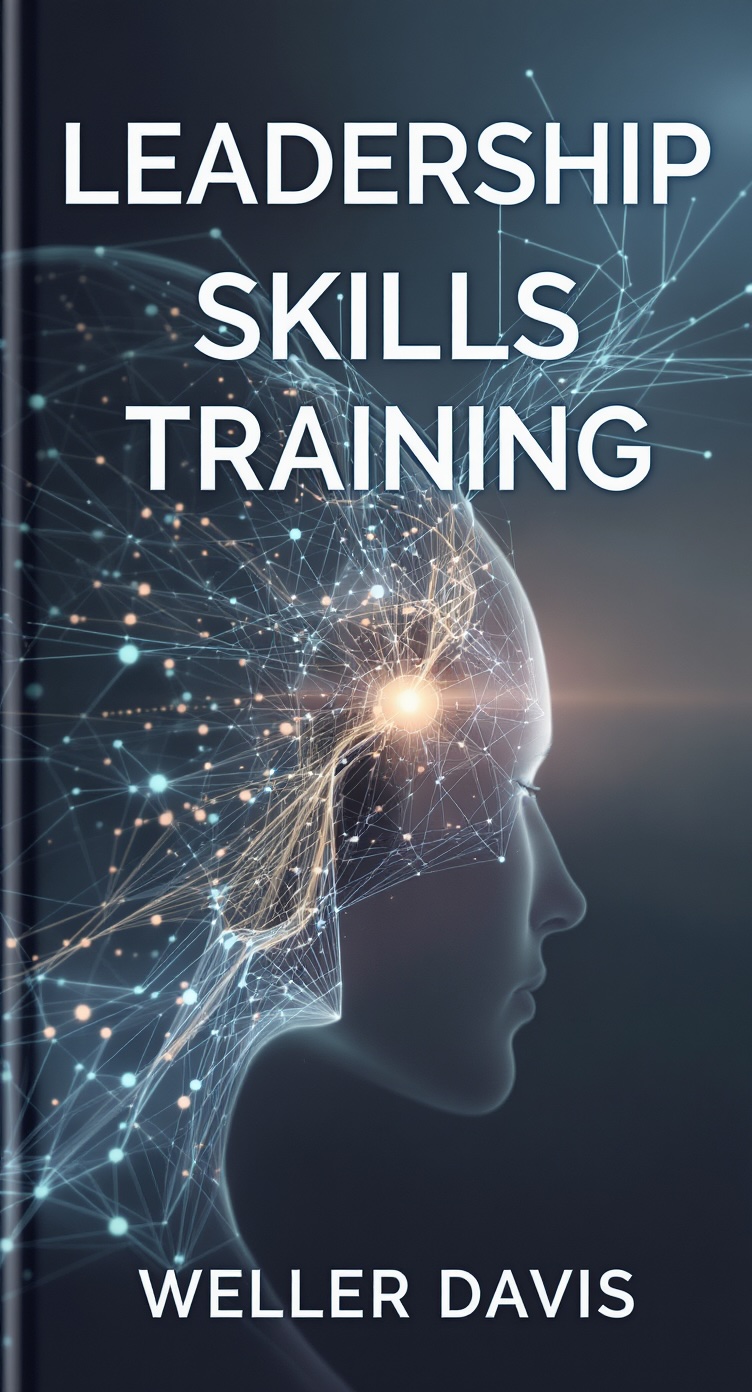 Leadership Skills Training e-book cover, clean and professional